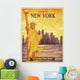 Travel to New York Poster, Vintage 