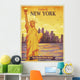 Travel to New York Poster, Vintage 