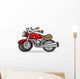 bike or chopper cartoon illustration 
