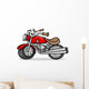 bike or chopper cartoon illustration 