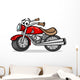 bike or chopper cartoon illustration 