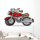 bike or chopper cartoon illustration 