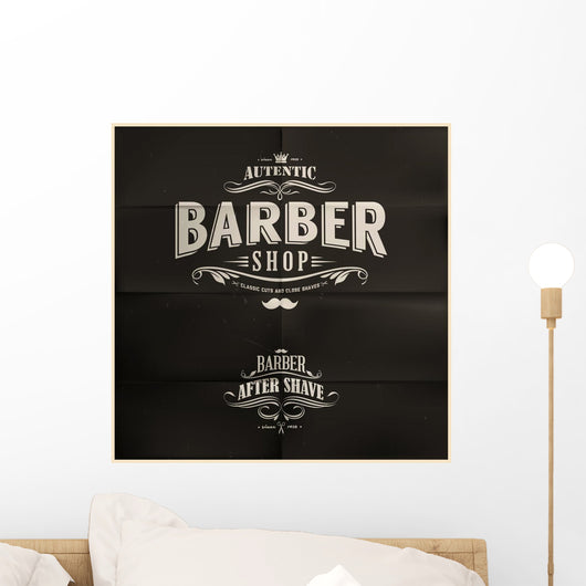 Vintage Barber Shop Badges 