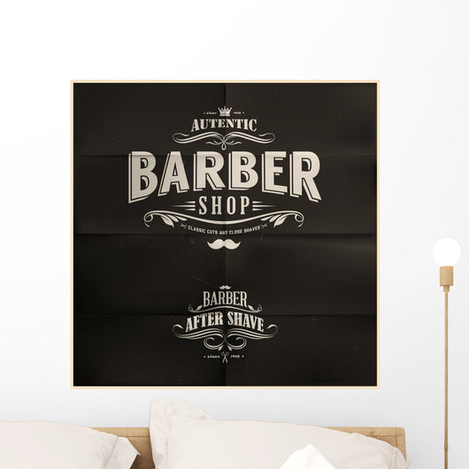 Vintage Barber Shop Badges 