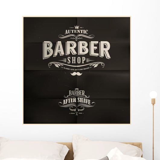 Vintage Barber Shop Badges 