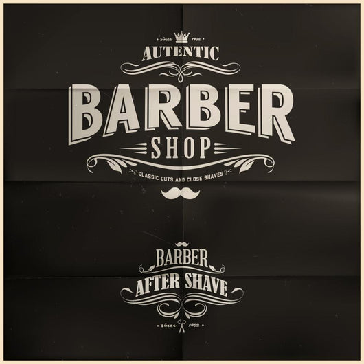 Vintage Barber Shop Badges 