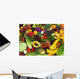 Organic Healthy Vegetables and Fruits Wall Mural