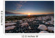 Sunset over white rocks at Birling Gap, Sussex, England 