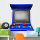 Arcade Machine Closeup Wall Decal