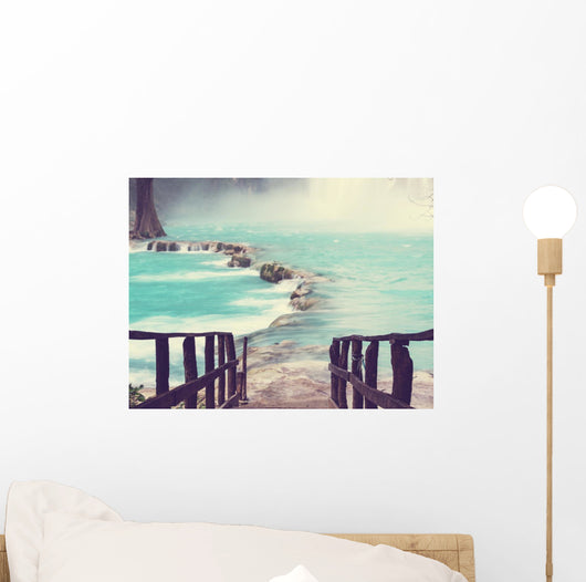 Waterfall in Mexico Wall Mural