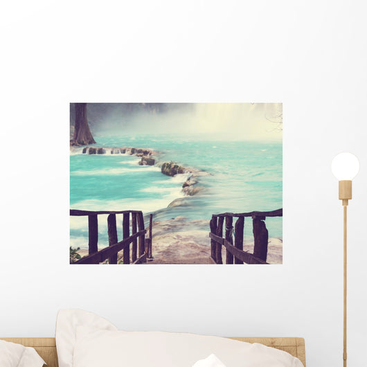 Waterfall in Mexico Wall Mural