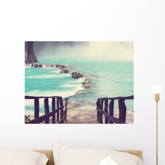 Waterfall in Mexico Wall Mural