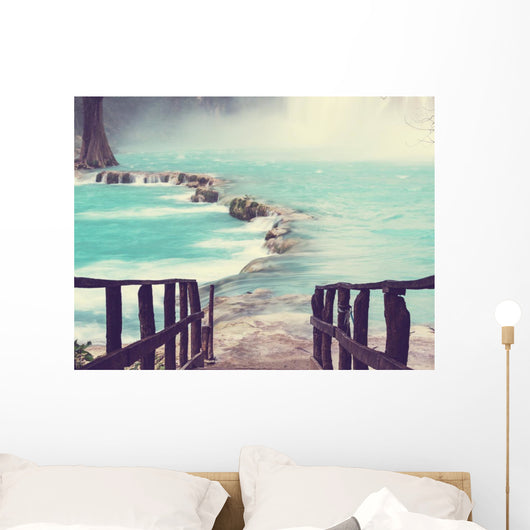 Waterfall in Mexico Wall Mural