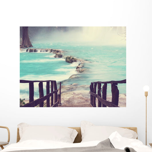 Waterfall in Mexico Wall Mural