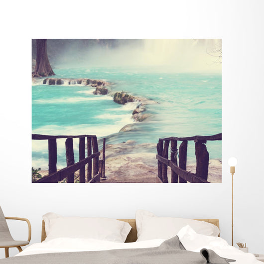Waterfall in Mexico Wall Mural