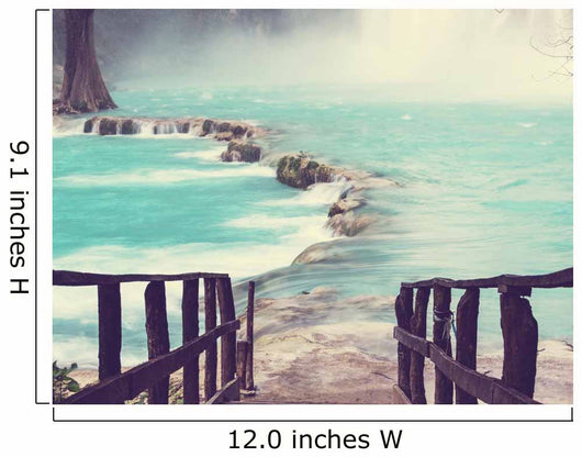 Waterfall in Mexico Wall Mural