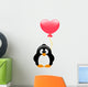 Penguin with balloon Wall Decal