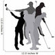 Vector silhouette golf. 