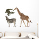 Africa set Wall Decal