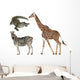 Africa set Wall Decal