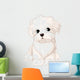 Maltese Puppy Dog Wall Decal
