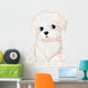Maltese Puppy Dog Wall Decal