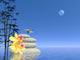Zen White Stones - 3D Render 