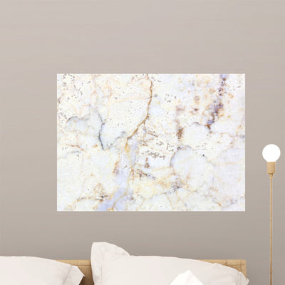 Marble Texture Wall Decal shown on a wall