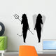 Angel and the She Devil Wall Decal