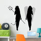 Angel and the She Devil Wall Decal