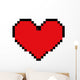 Heart Love 8 Bit Retro Vintage Style 