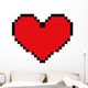 Heart Love 8 Bit Retro Vintage Style 