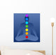Chakras Blue Wall Decal