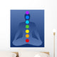 Chakras Blue Wall Decal