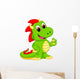 Illustration of dragon cartoon Wall Decal