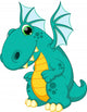 Funny Dragon Wall Decal