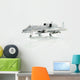 Military Miniature Toy Airplane on White Background Wall Decal
