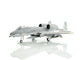 Military Miniature Toy Airplane on White Background Wall Decal