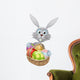Eggs basket Easter bunny rabbit Wall Decal