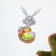 Eggs basket Easter bunny rabbit Wall Decal