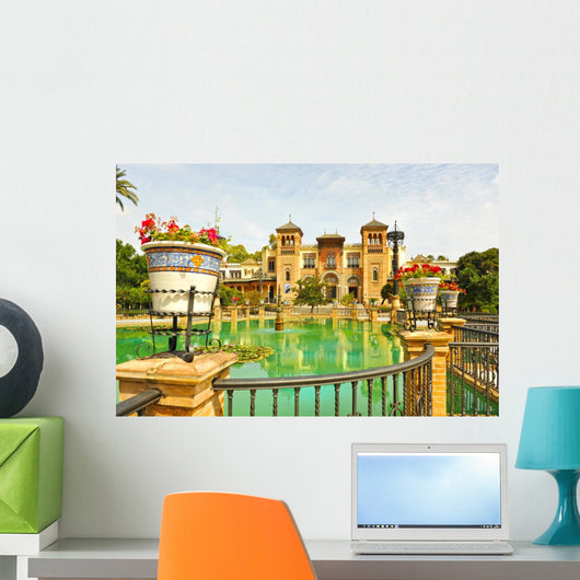 Maria Luisa Park, Mudejar Pavilion, Seville, Spain 