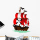 Pirate Ship Wall Decal