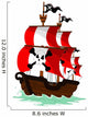 Pirate Ship Wall Decal