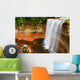 Scenic waterfall in wilderness in Ontario, Canada. Wall Mural