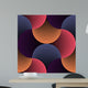 Ornate Geometric Petals Grid Wall Decal Design 2