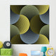 Ornate Geometric Petals Grid Wall Decal Design 1