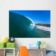 Surfer Surfing inside Hollow Wall Decal