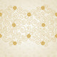 Vintage Seamless Border with Wall Decal Design 2