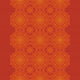 Ethnic decorative border with lacy ornament. 