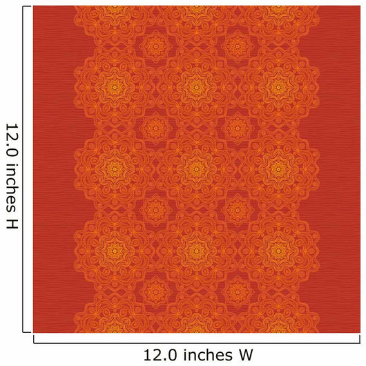 Ethnic decorative border with lacy ornament. 